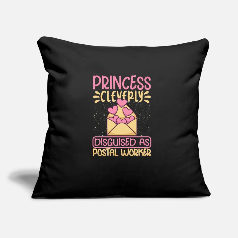 Commis des postes Postlady Postman Post Office Housse de coussin décorative 45 x 45 cm