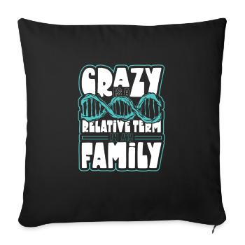 Arbre généalogique Historien de la famille Généalogie Généalogiste - Housse de coussin décorative 45 x 45 cm - noir - Devant