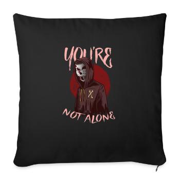 Films d’horreur Halloween Film d’horreur Films d’horreur Films d’horreur - Housse de coussin décorative 45 x 45 cm - noir - Devant