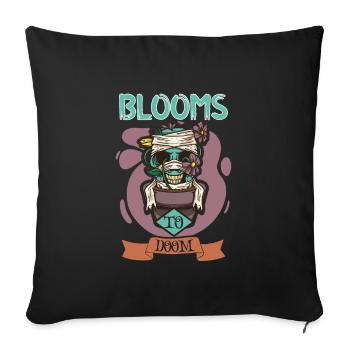 Horror Garden Gardener Zombie Plant Gardening - Sofa pillowcase 17,3'' x 17,3'' (45 x 45 cm) - black - Front
