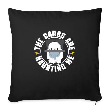 Bodybuilding Powerlifting Weightlifting Fitness - Sofa pillowcase 17,3'' x 17,3'' (45 x 45 cm) - black - Front