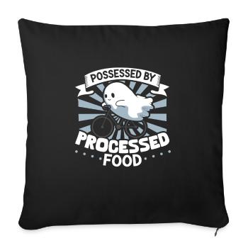 Bodybuilding Powerlifting Weightlifting Fitness - Sofa pillowcase 17,3'' x 17,3'' (45 x 45 cm) - black - Front