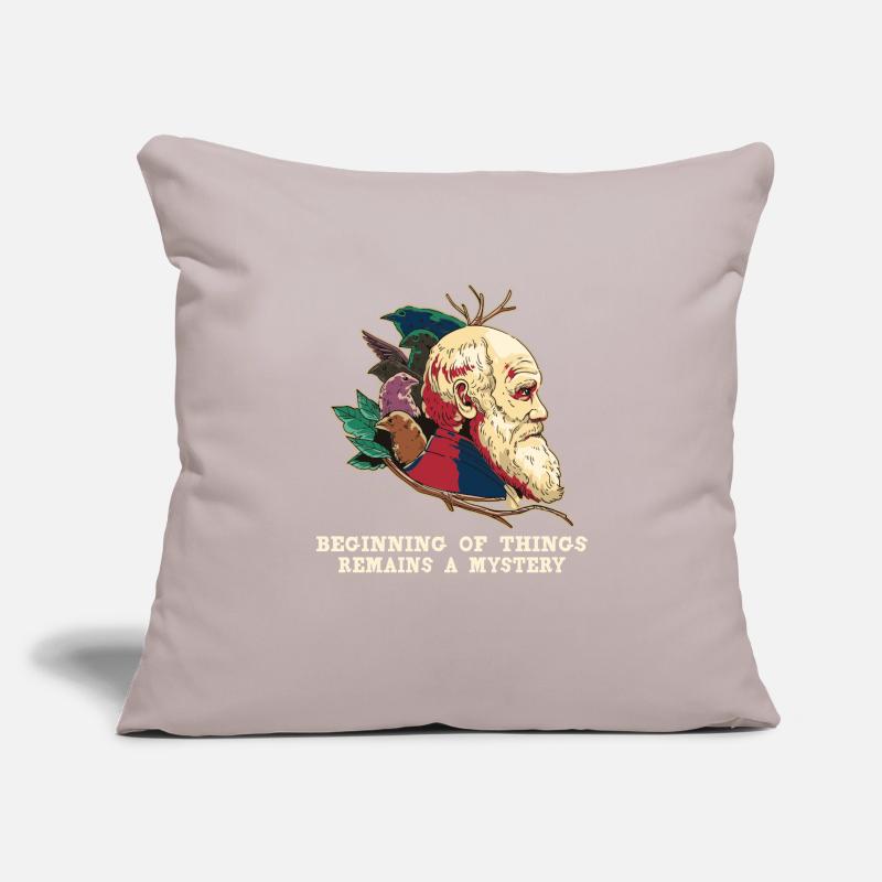 Charles Darwin Atheistic Atheism Sofa pillowcase 17,3'' x 17,3'' (45 x 45 cm)