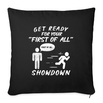 Debating Speech Debating Speaker Gift Idea - Sofa pillowcase 17,3'' x 17,3'' (45 x 45 cm) - black - Front