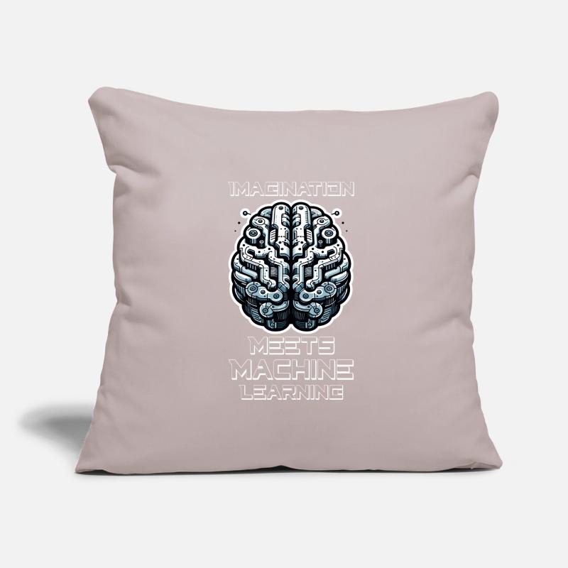Artificial intelligence, machine learning, data Sofa pillowcase 17,3'' x 17,3'' (45 x 45 cm)