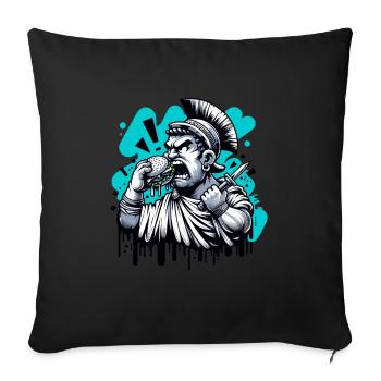 Hamburg Roman History Roman Empire - Sofa pillowcase 17,3'' x 17,3'' (45 x 45 cm) - black - Front