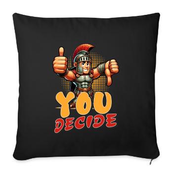 Julius Caesar Roman History Roman Empire - Sofa pillowcase 17,3'' x 17,3'' (45 x 45 cm) - black - Front