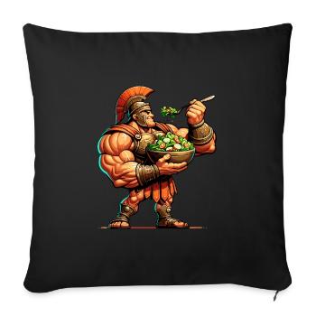 Jules César Histoire romaine Empire romain - Housse de coussin décorative 45 x 45 cm - noir - Devant