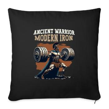 Jules César Histoire romaine Empire romain - Housse de coussin décorative 45 x 45 cm - noir - Devant