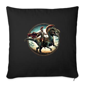 Jules César Histoire romaine Empire romain - Housse de coussin décorative 45 x 45 cm - noir - Devant