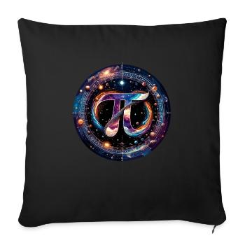 Funny Pi Day 2024 3.14 Pi Symbole numérique Mathématiques - Housse de coussin décorative 45 x 45 cm - noir - Devant