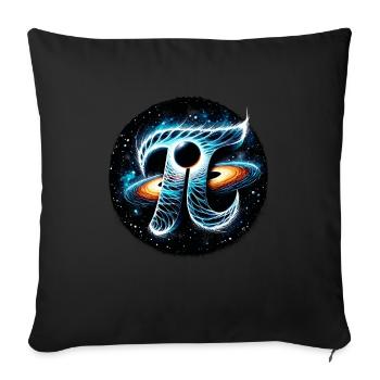 Funny Pi Day 2024 3.14 Pi Symbole numérique Mathématiques - Housse de coussin décorative 45 x 45 cm - noir - Devant