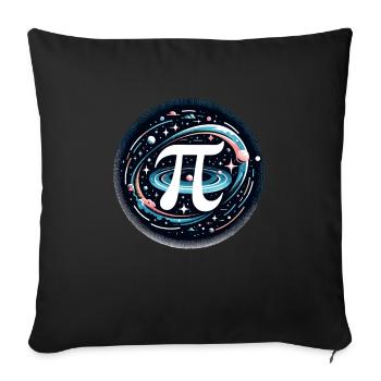 Funny Pi Day 2024 3.14 Pi Symbole numérique Mathématiques - Housse de coussin décorative 45 x 45 cm - noir - Devant