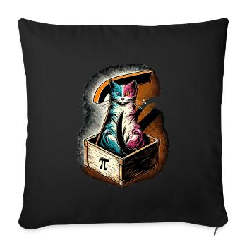 Funny Pi Day 2024 3.14 Pi Symbole numérique Mathématiques - Housse de coussin décorative 45 x 45 cm - noir - Devant