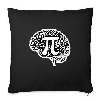 Funny Pi Day 2024 3.14 Pi Symbole numérique Mathématiques - Housse de coussin décorative 45 x 45 cm - noir - Devant