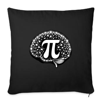 Funny Pi Day 2024 3.14 Pi Symbole numérique Mathématiques - Housse de coussin décorative 45 x 45 cm - noir - Devant