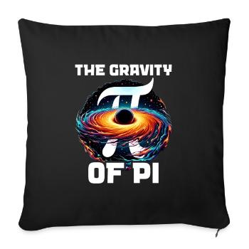 Funny Pi Day 2024 3.14 Pi Symbole numérique Mathématiques - Housse de coussin décorative 45 x 45 cm - noir - Devant