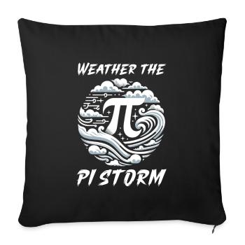Funny Pi Day 2024 3.14 Pi Symbole numérique Mathématiques - Housse de coussin décorative 45 x 45 cm - noir - Devant