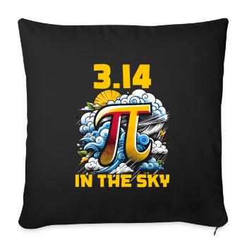 Funny Pi Day 2024 3.14 Pi Symbole numérique Mathématiques - Housse de coussin décorative 45 x 45 cm - noir - Devant