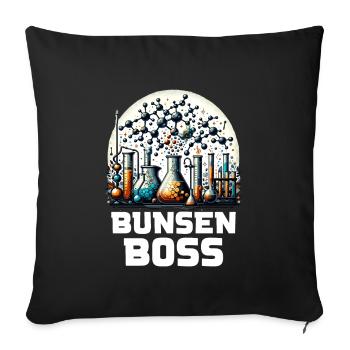 Chimie organique, Étudiants en chimie, Chimie - Housse de coussin décorative 45 x 45 cm - noir - Devant