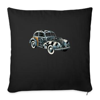 Puzzle Lover Jigzaw Puzzle Board Game Puzzler - Sofa pillowcase 17,3'' x 17,3'' (45 x 45 cm) - black - Front