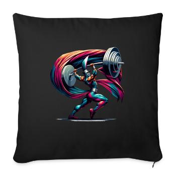 Winter Guard Instructor Colorguard Captain Gift - Sofa pillowcase 17,3'' x 17,3'' (45 x 45 cm) - black - Front
