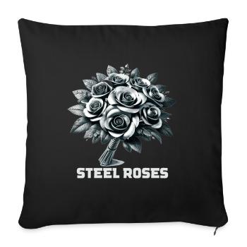 Blacksmith Metalworker Bladesmith Metal - Sofa pillowcase 17,3'' x 17,3'' (45 x 45 cm) - black - Front