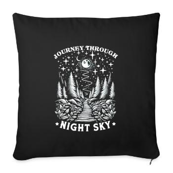 Astrophotography Astronomy Space Camera - Sofa pillowcase 17,3'' x 17,3'' (45 x 45 cm) - black - Front