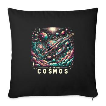 Astrophotography Astronomy Space Camera - Sofa pillowcase 17,3'' x 17,3'' (45 x 45 cm) - black - Front