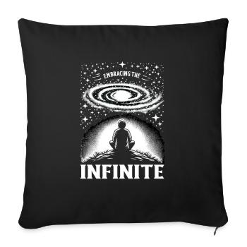 Astrophotography Astronomy Space Camera - Sofa pillowcase 17,3'' x 17,3'' (45 x 45 cm) - black - Front