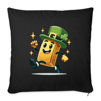 Gold Trader Forex Trader XAUUSD Trader - Sofakissenbezug 45 x 45 cm - Schwarz - Vorne