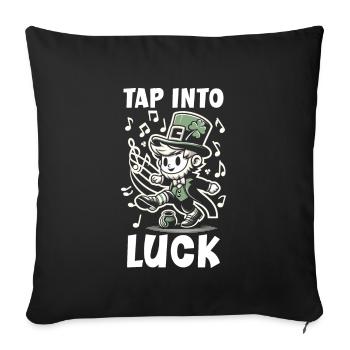 Irish Dancing Ireland Outfit Irish Music - Sofa pillowcase 17,3'' x 17,3'' (45 x 45 cm) - black - Front