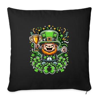 Irish Dancing Ireland Outfit Irish Music - Sofa pillowcase 17,3'' x 17,3'' (45 x 45 cm) - black - Front