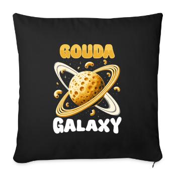 Zone extraterrestre extraterrestre 51 Ufo Space Geek - Housse de coussin décorative 45 x 45 cm - noir - Devant