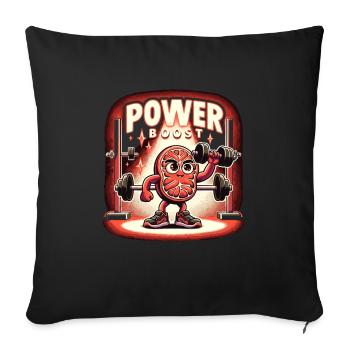 Red Light Therapy Low-level laser therapy for the - Sofa pillowcase 17,3'' x 17,3'' (45 x 45 cm) - black - Front