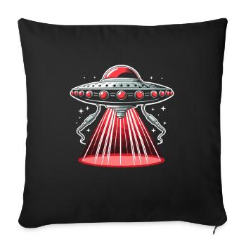 Red Light Therapy Low-level laser therapy for the - Sofa pillowcase 17,3'' x 17,3'' (45 x 45 cm) - black - Front