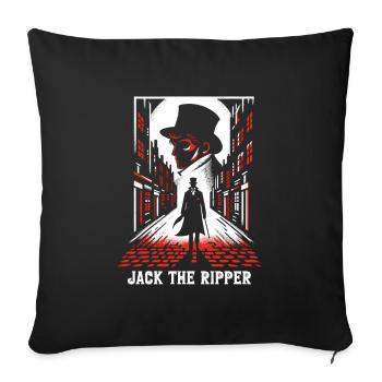 Horror Movie Marathon Survivor Scary Movies True - Sofa pillowcase 17,3'' x 17,3'' (45 x 45 cm) - black - Front