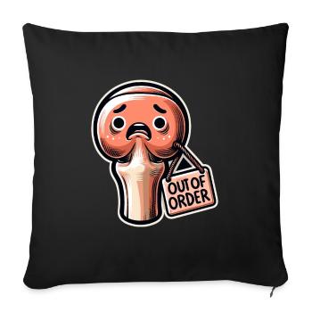 Hip Replacement Surgery Hip Surgery Post-op - Sofa pillowcase 17,3'' x 17,3'' (45 x 45 cm) - black - Front