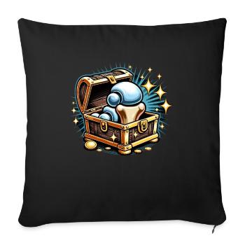 Hip Replacement Surgery Hip Surgery Post-op - Sofa pillowcase 17,3'' x 17,3'' (45 x 45 cm) - black - Front