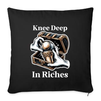 Hip Replacement Surgery Hip Surgery Post-op - Sofa pillowcase 17,3'' x 17,3'' (45 x 45 cm) - black - Front