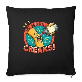 Hip Replacement Surgery Hip Surgery Post-op - Sofa pillowcase 17,3'' x 17,3'' (45 x 45 cm) - black - Front