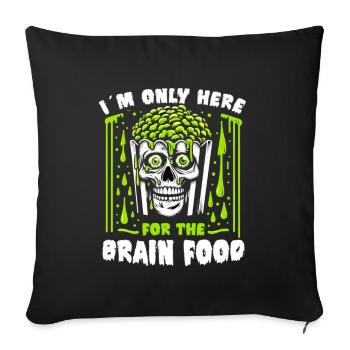 Horror Movie Fan Zombie Horror Classic - Sofa pillowcase 17,3'' x 17,3'' (45 x 45 cm) - black - Front