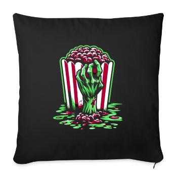 Horror Movie Fan Zombie Horror Classic - Sofa pillowcase 17,3'' x 17,3'' (45 x 45 cm) - black - Front