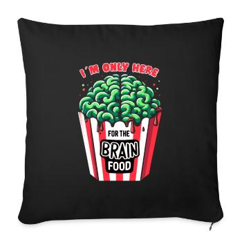 Horror Movie Fan Zombie Horror Classic - Sofa pillowcase 17,3'' x 17,3'' (45 x 45 cm) - black - Front