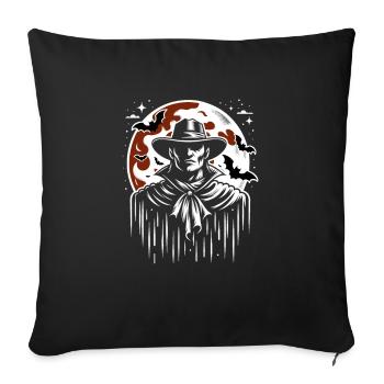 Cowboy Barn Bull Rider Rodeo Country Western - Sofa pillowcase 17,3'' x 17,3'' (45 x 45 cm) - black - Front