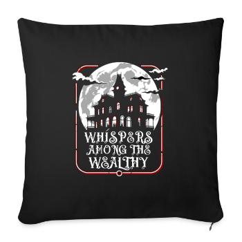 Horror Movie Marathon Survivor Scary Movies True - Sofa pillowcase 17,3'' x 17,3'' (45 x 45 cm) - black - Front
