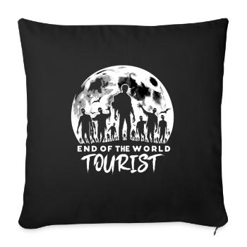 Horror Movie Fan Zombie Horror Classic - Sofa pillowcase 17,3'' x 17,3'' (45 x 45 cm) - black - Front