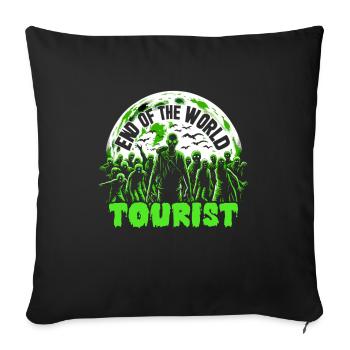 Horror Movie Fan Zombie Horror Classic - Sofa pillowcase 17,3'' x 17,3'' (45 x 45 cm) - black - Front