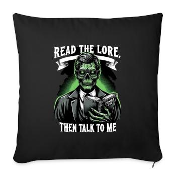 Horror Movie Fan Zombie Horror Classic - Sofa pillowcase 17,3'' x 17,3'' (45 x 45 cm) - black - Front