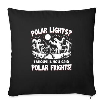 Aurora Aurora Tracker Alaska Wilderness - Sofa pillowcase 17,3'' x 17,3'' (45 x 45 cm) - black - Front